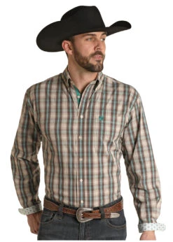 Men's Rough Stock Button Down Shirt #RSMSODR0E7