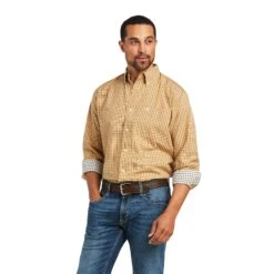 Men's Ariat Wrinkle Free Harvey Classic Fit Button Down Shirt #10039273-C