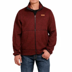 Men's Cinch Burgandy Jacket #MWJ1584001BUR