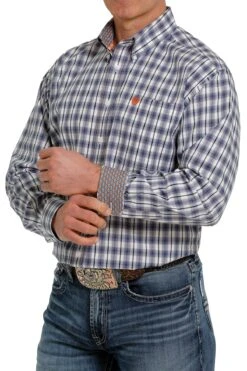 Men's Cinch Button Down Shirt #MTW1105337WHT
