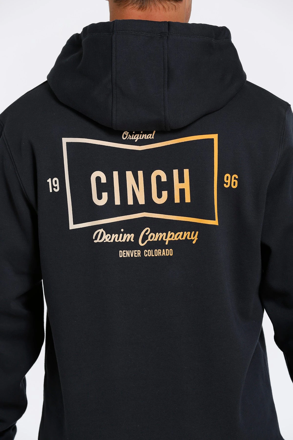 Men's Cinch Navy Hoodie #MWK1206022 4 Men's Cinch Navy Hoodie #MWK1206022 - Image 4