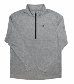 Men's Hooey Range Quarter Zip Pullover #HH1193GY
