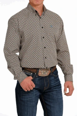 Men's Cinch Pattern Button Down Shirt #MTW1105471 -Deals Western Wearhouse Store 347a54e91395b35fc39dd9591fd71971