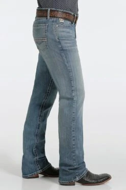 Men's Cinch Performance Denim Mid-Rise Slim Bootcut Jean #MB54236001IND