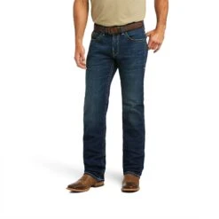 Men's Ariat M5 Straight Stretch Remming Stackable Straight Leg Jean #10040746 -Deals Western Wearhouse Store 4a61af5d2b7c2bc31ea3347589cf24f1