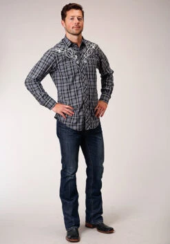 Men's Roper Snap Front Shirt #01-001-0024-4023 -Deals Western Wearhouse Store 56ab65a1e9eb2812d4aa6ab3085e69cb