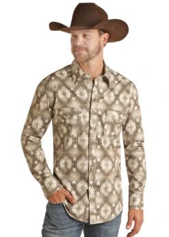 Men's Rock & Roll Cowboy Snap Front Shirt #RRMSOSRZ10