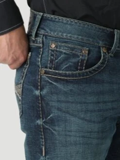 Men's Wrangler Rock 47 Slim Boot Jean #112317763 -Deals Western Wearhouse Store 89682b098b118aae32078889f6713f3f