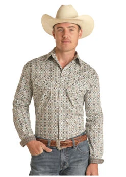 Men's Rough Stock Snap Front Shirt #RSMSOSR0NW