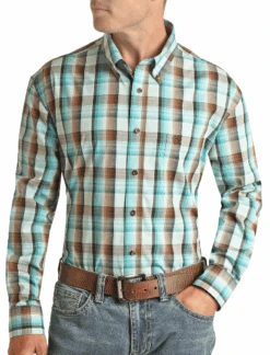 Men's Rock & Roll Cowboy Button Down Shirt #RRMSODR0PX