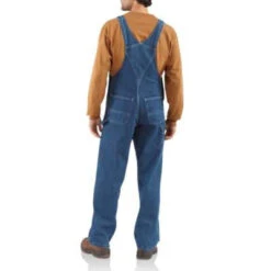 Men's Carhartt Unlined Denim Bib Overall #R07DST -Deals Western Wearhouse Store R07DST AVB