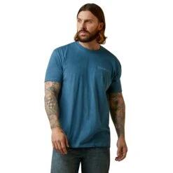 Men's Ariat Blue American Flag T-Shirt #10045279 -Deals Western Wearhouse Store af8b8df4097e00b450dfedcb7ed6dace