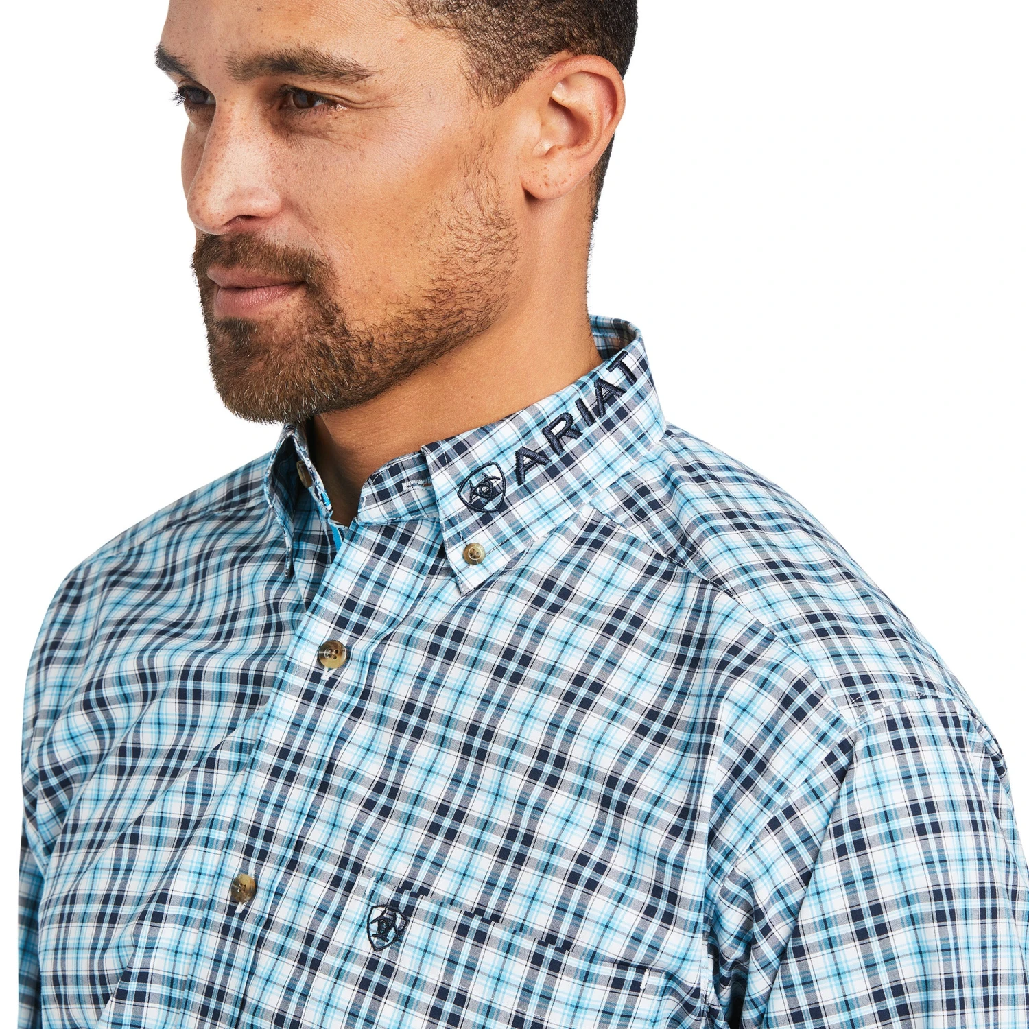 Men's Ariat Pro Series Team Synclair Classic Fit Button Down Shirt #10039244X-C (Big And Tall) 4 Men's Ariat Pro Series Team Synclair Classic Fit Button Down Shirt #10039244X-C (Big And Tall) - Image 4