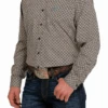 Men's Cinch Pattern Button Down Shirt #MTW1105471