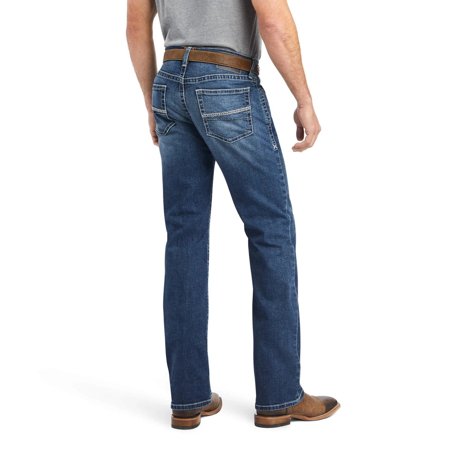 Men's Ariat M4 Relaxed Hugo Bootcut Jean #10042210 2 Men's Ariat M4 Relaxed Hugo Bootcut Jean #10042210 - Image 2