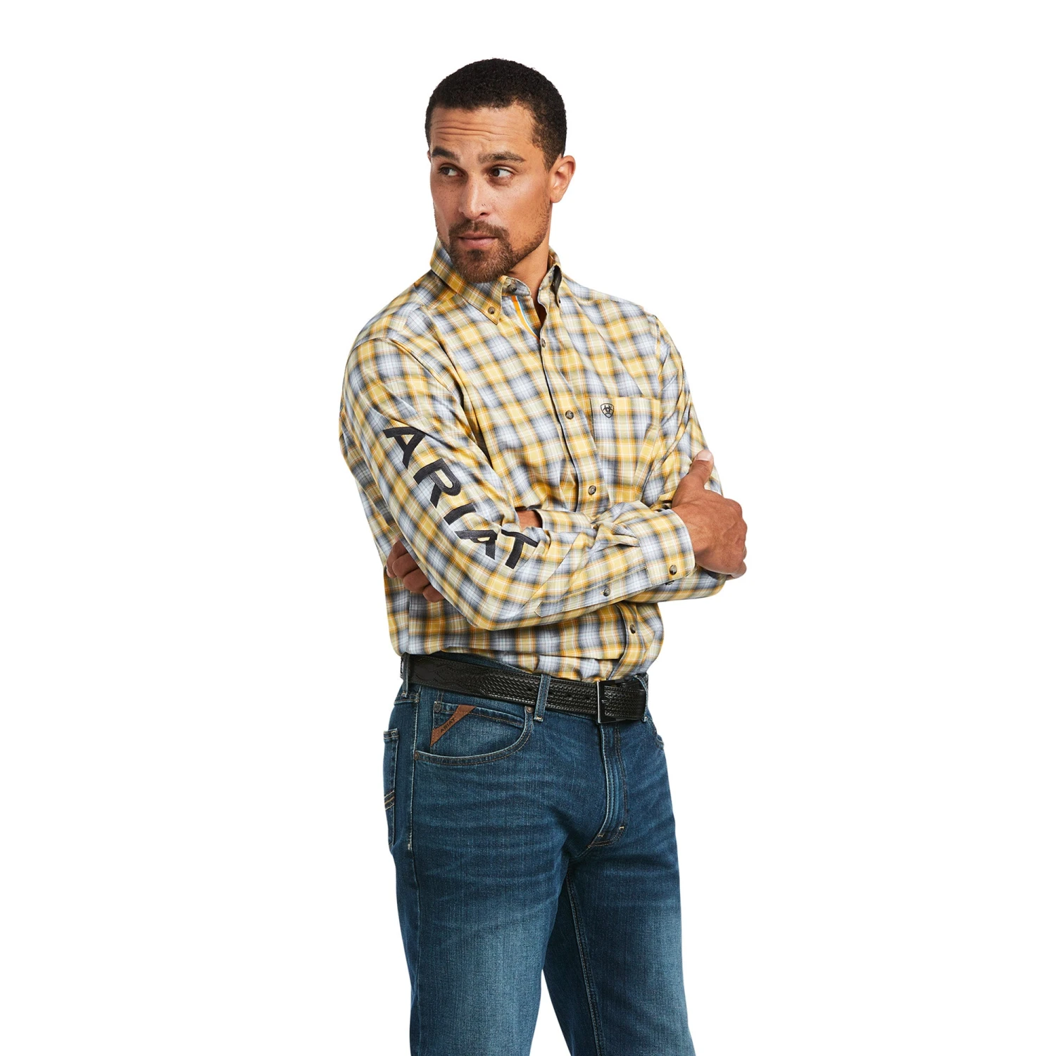 Men's Ariat Pro Series Team Olen Classic Fit Button Down Shirt #10039243-C 1 Men's Ariat Pro Series Team Olen Classic Fit Button Down Shirt #10039243-C