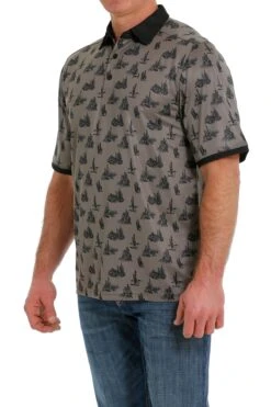 Men's Cinch Arenaflex Polo Shirt #MTK1841003 -Deals Western Wearhouse Store d81de8849dc23b59c11762feb7dd3491