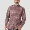 Men's Wrangler Rugged Wear Wrinkle Resist Button Down Shirt #112317310X