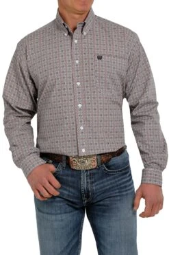 Men's Cinch Button Down Shirt #MTW1105353WHT -Deals Western Wearhouse Store f0a8fd3f31dffaa74bed93d80e83b256