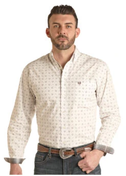 Men's Rough Stock Button Down Shirt #RSMSODR0EQ