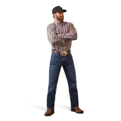 Men's Ariat Wrinkle Free Own Classic Fit Button Down Shirt #10043646 -Deals Western Wearhouse Store fa397333353bb41b1b5cdba1d99fe164